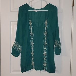 Maurices quarter length tribal patterned-1x